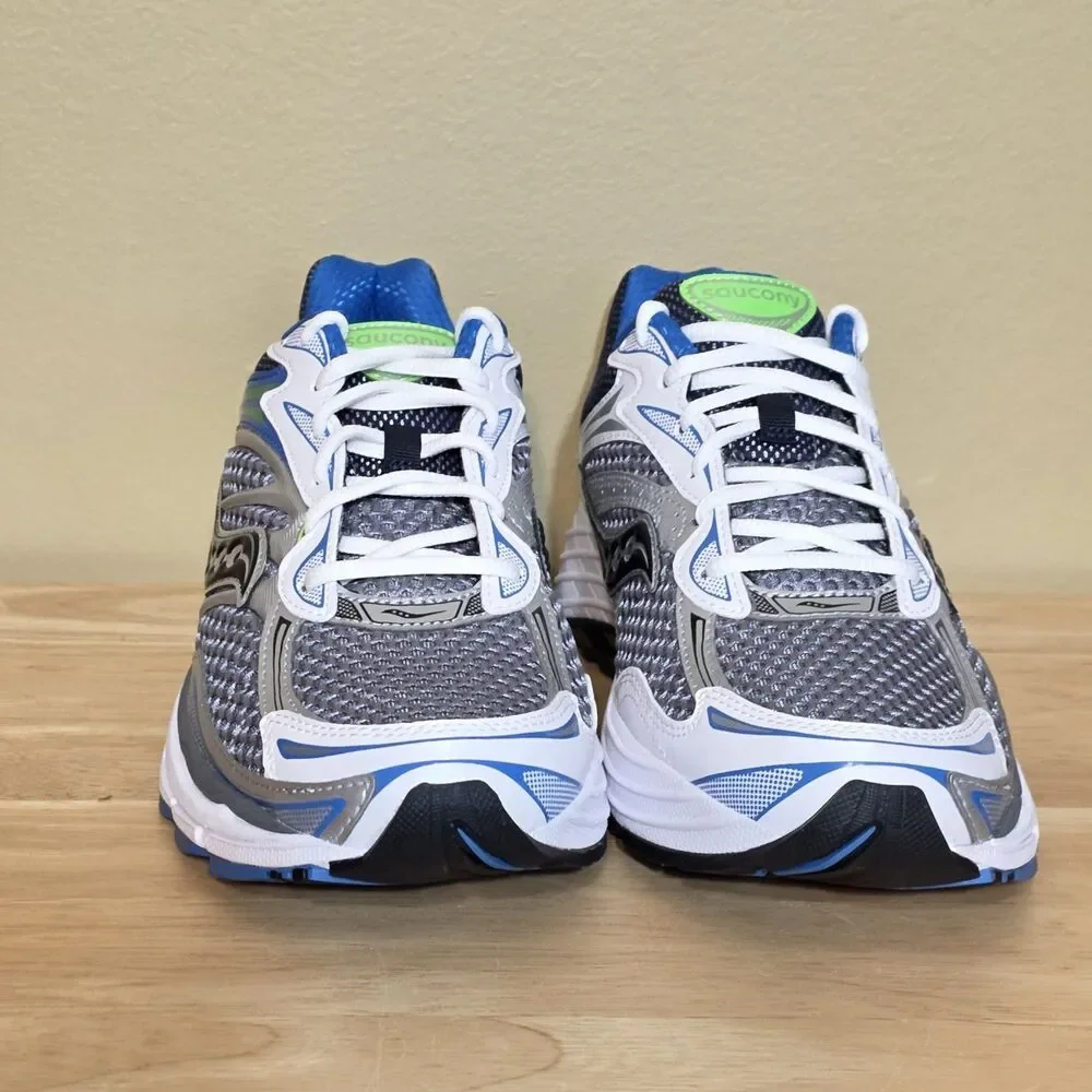 Saucony Progrid Omni 9 Grey Slime Green Blue S70739-59 Men's Size 10